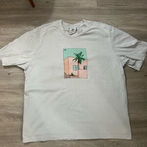 Adidas Coastal Palm Tree T-Shirt